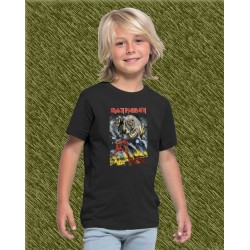 Camiseta de niño, iron maiden, the number of the beast