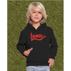 sudadera niño con capucha, leño