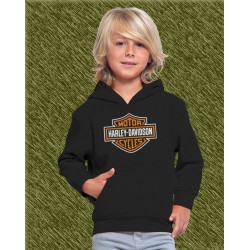 sudadera niño con capucha, harley davidson