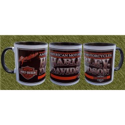 Taza de porcelana, genuine harley davidson