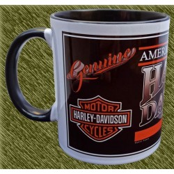 Taza de porcelana, genuine harley davidson