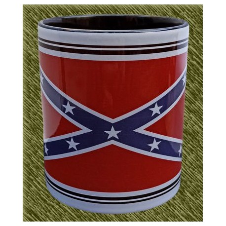 Taza de porcelana, bandera rebel