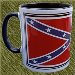 Taza de porcelana, bandera rebel