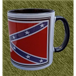 Taza de porcelana, bandera rebel