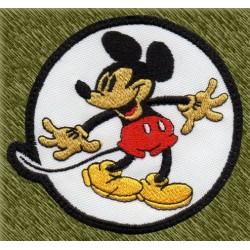 Parche bordado, mickey antiguo