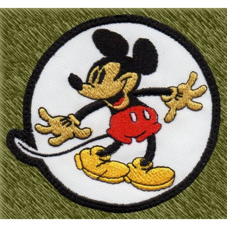 Parche bordado, mickey antiguo