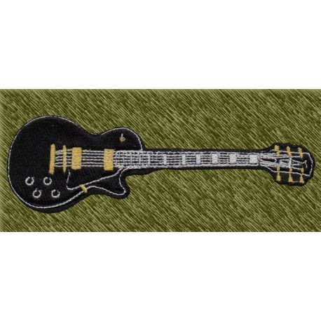 Parche bordado, guitarra gibson