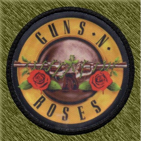 Parche sublimación, guns n roses, logo