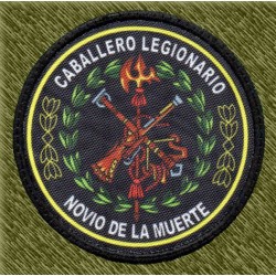 Parche sublimación, caballero legionario, novio de la muerte