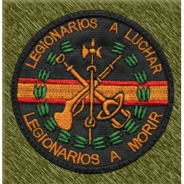 parche bordado, legionarios...