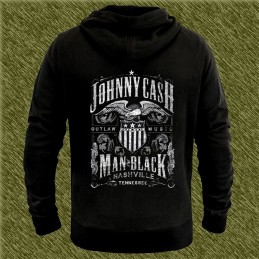 Sudadera Johnny Cash, man...