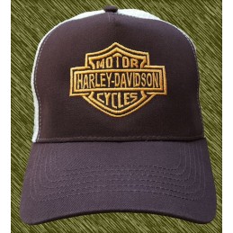 Gorra marrón y beig...