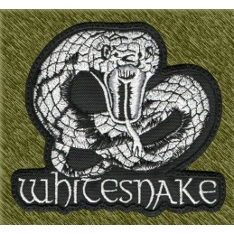 parche whitesnake serpiente