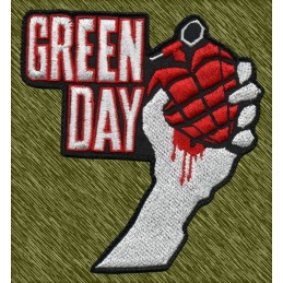 Parche bordado, Green Day,...