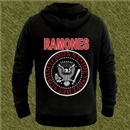 Sudadera Ramones, logo rojo...