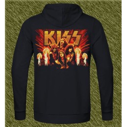 Sudadera kiss llamas