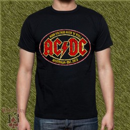 Camiseta AC-DC high voltage rock n roll