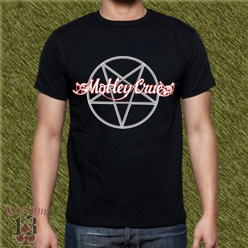 Camiseta Motley Crüe pentáculo