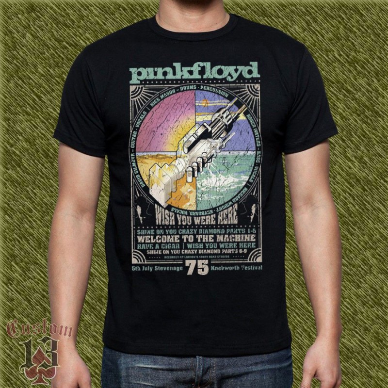 Camiseta Pink Floyd wish you were here