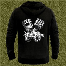 Sudadera ride for life