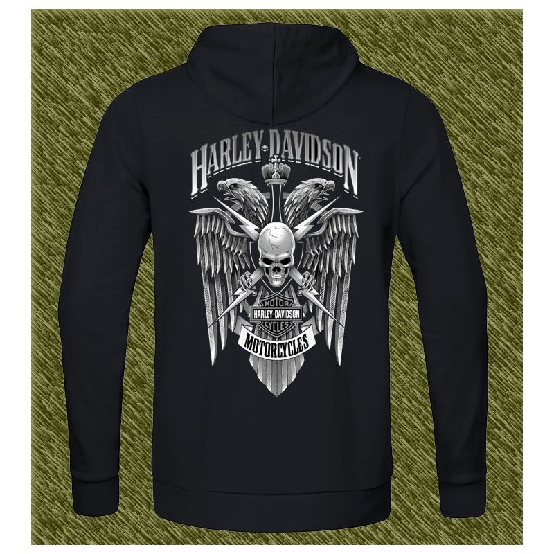 Sudadera harley davidson aguilas