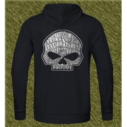 Sudadera harley skull letras