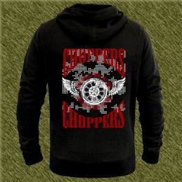 Sudadera chopper rueda con alas