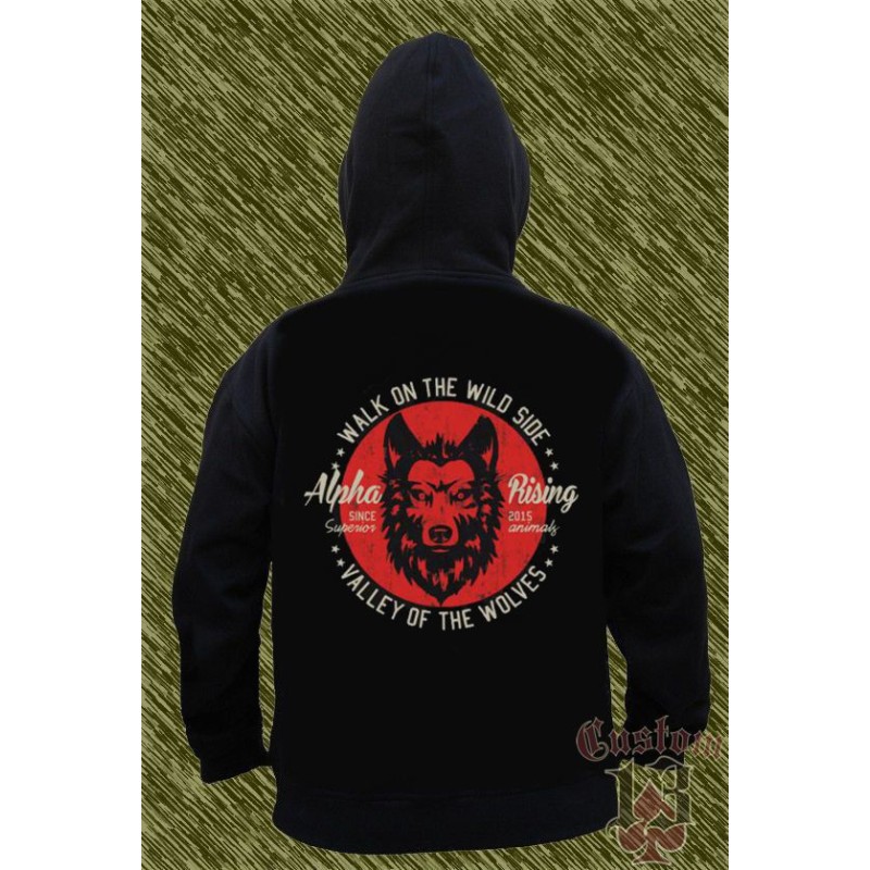 Sudadera lobo alpha rising