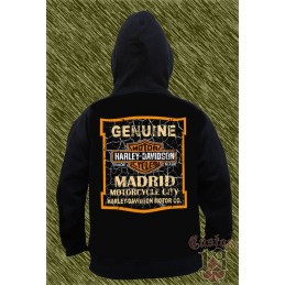 Sudadera harley davidson madrid genuine