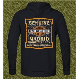 Sudadera harley davidson madrid genuine