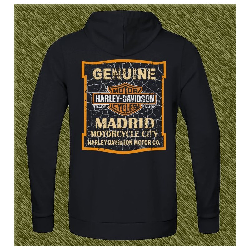 Sudadera harley davidson madrid genuine