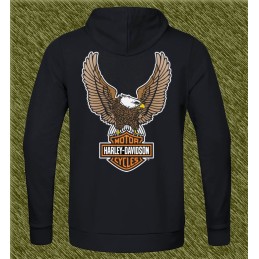 Sudadera harley davidson aguila classic