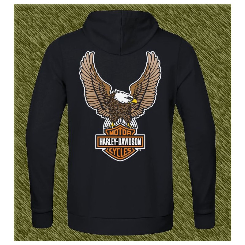 Sudadera harley davidson aguila classic