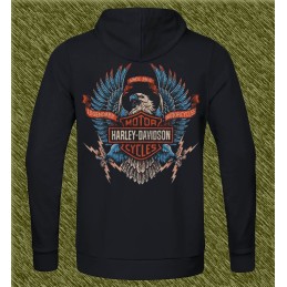 Sudadera harley davidson águila retro