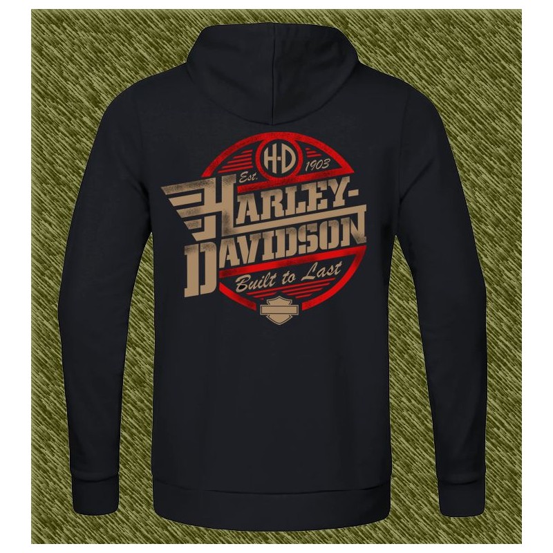 Sudadera harley davidson built to last