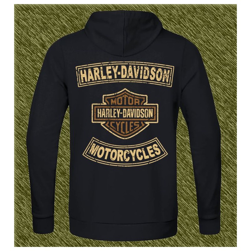 Sudadera harley davidson motorcycles beig