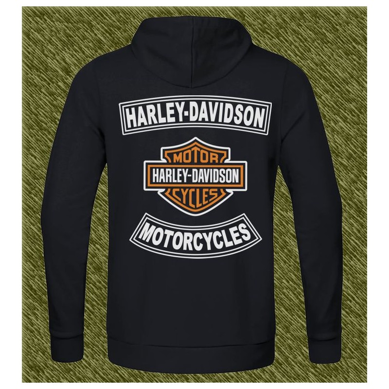 Sudadera harley davidson motorcycles blanco