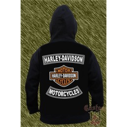 Sudadera harley davidson motorcycles blanco