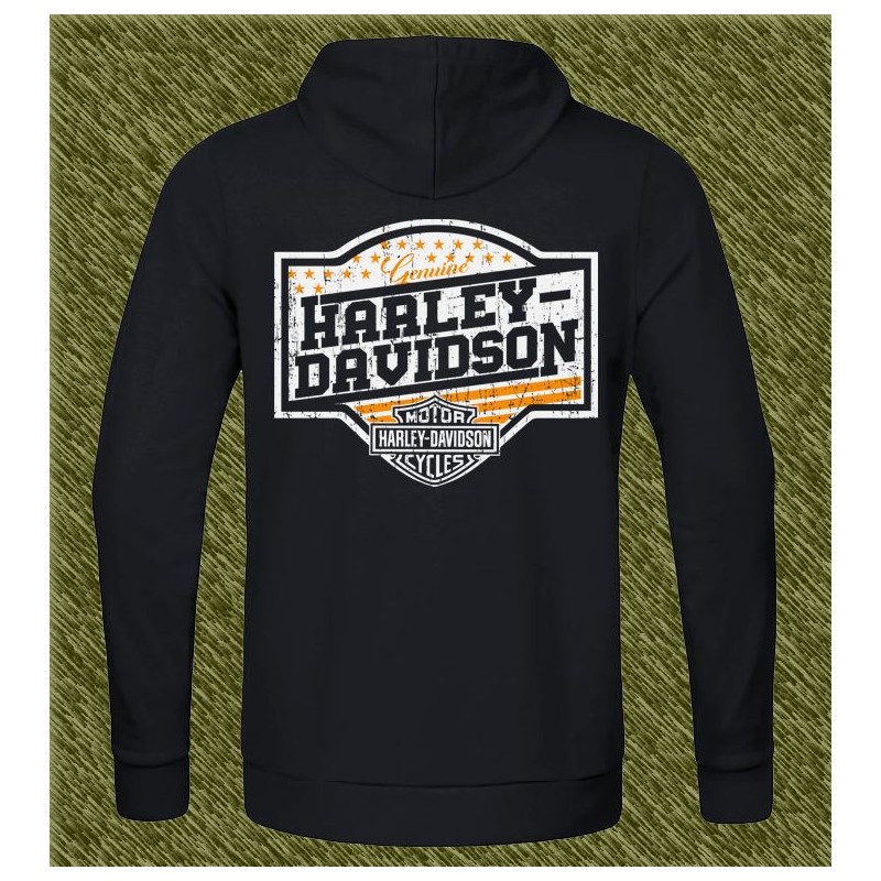 Sudadera harley davidson estrellas