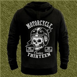 Sudadera custom motorcyle thirteen