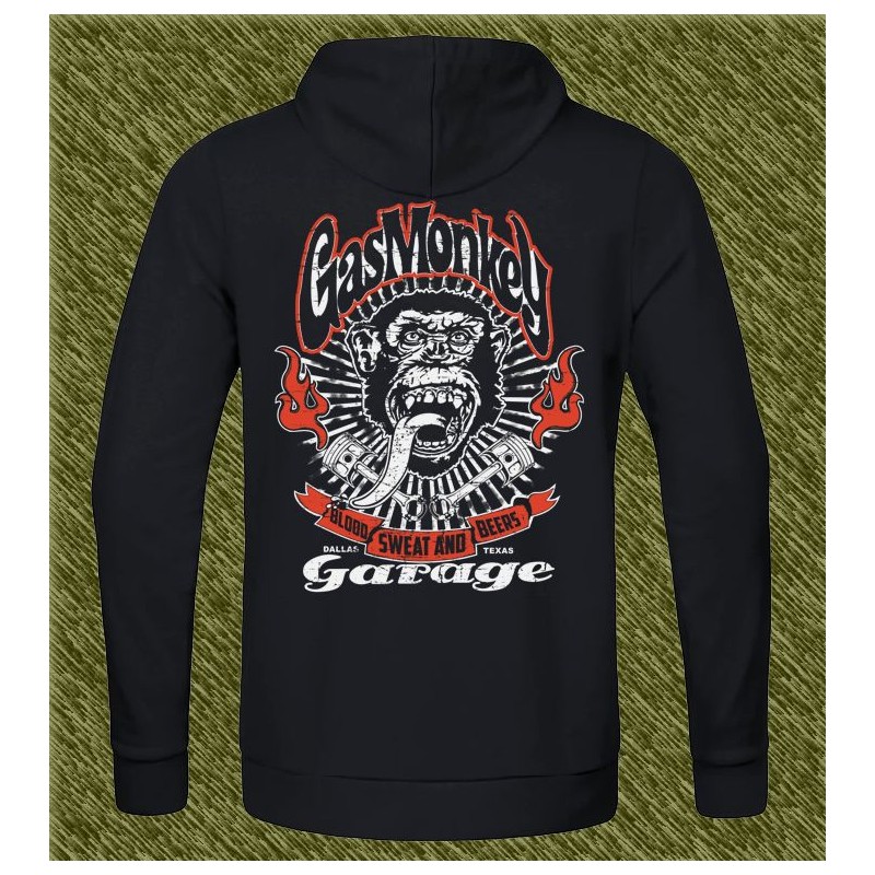 Sudadera gas monkey llamas