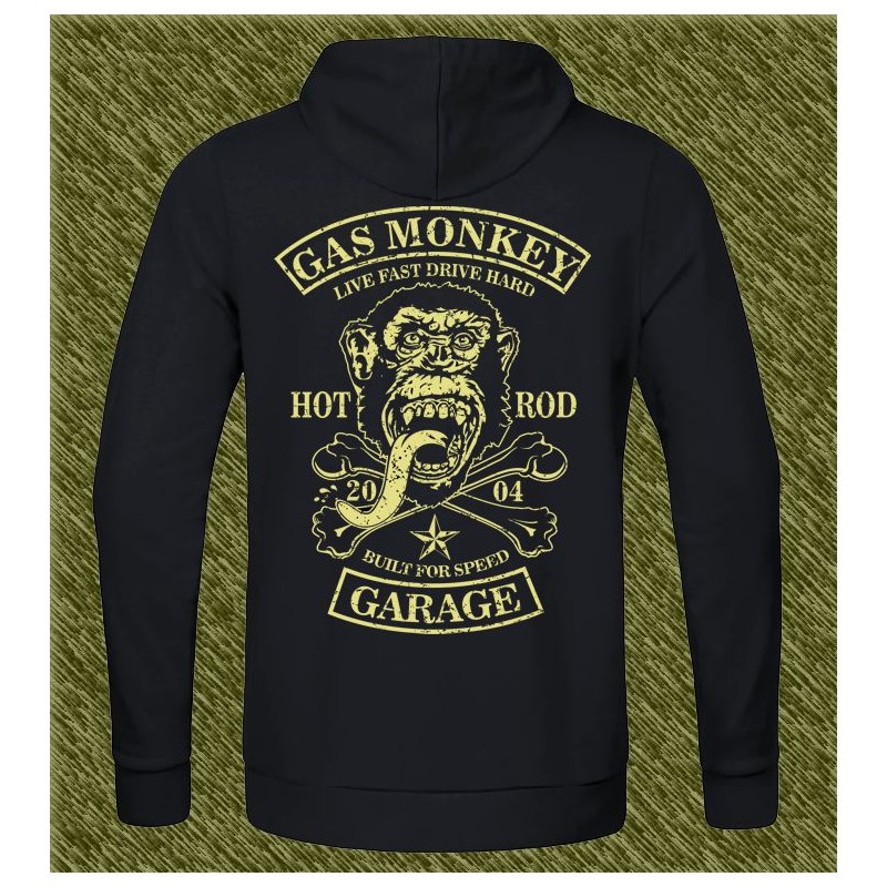 Sudadera gas monkey live fast drive hard