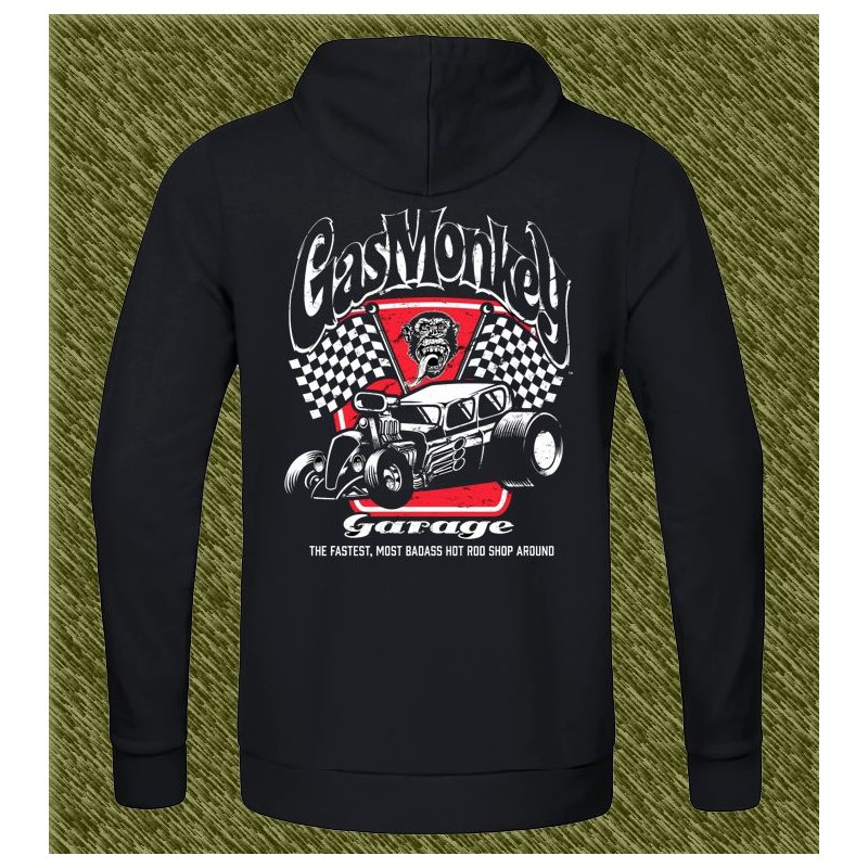 Sudadera gas monkey hot rod