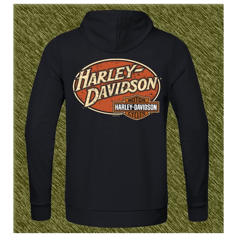 Sudadera harley davidson ovalado