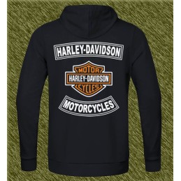 Sudadera harley davidson motorcycles blanco