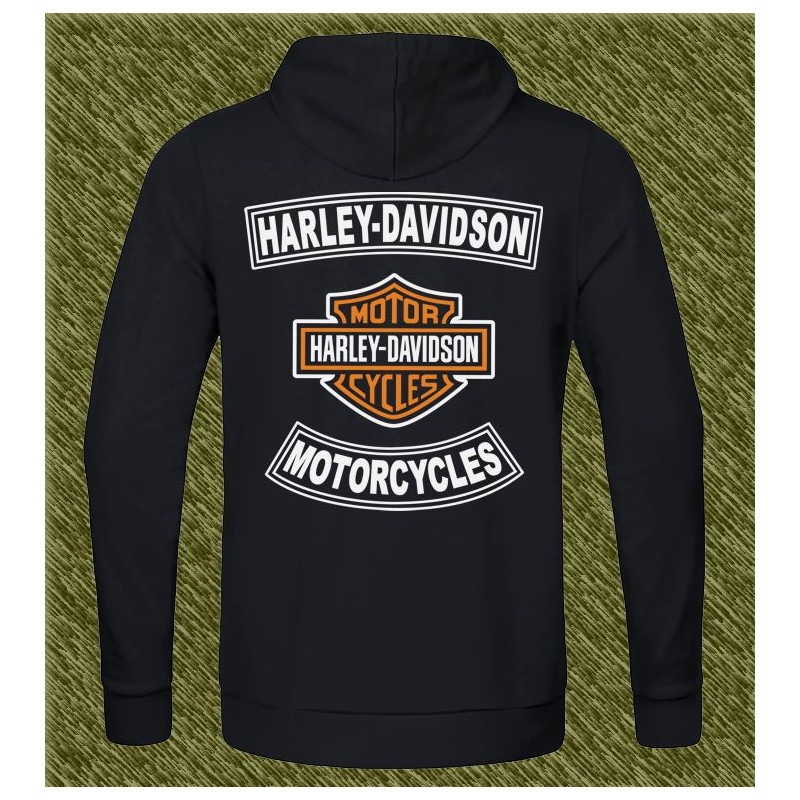 Sudadera harley davidson motorcycles blanco