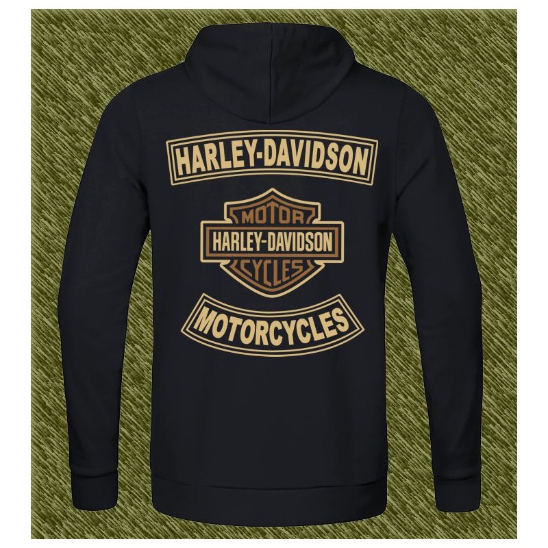 Sudadera harley davidson motorcycles beig