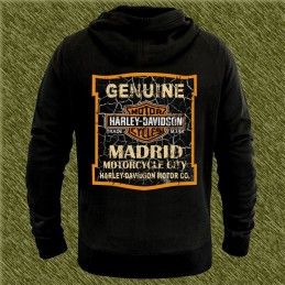 Sudadera harley davidson genuine madrid