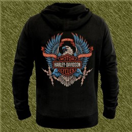 Sudadera harley davidson aguila retro