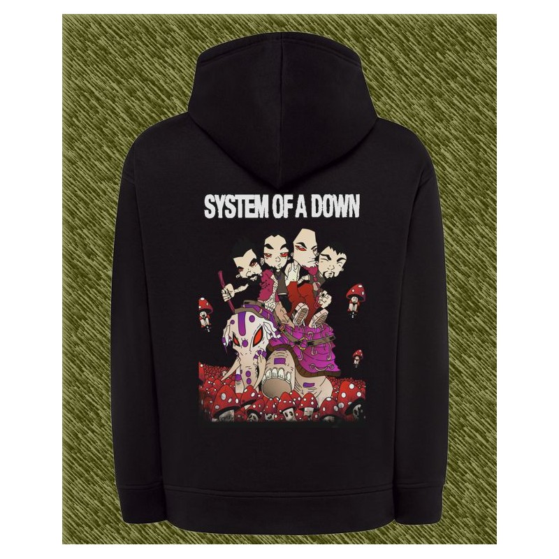 sudadera de mujer system of a down